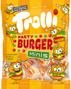 Żelki Mini Burgery Trolli Party Burger Minis 170g