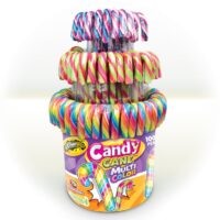 Świąteczne Lizaki Laski Choinkowe Candy Cane Multicolour 100 szt.