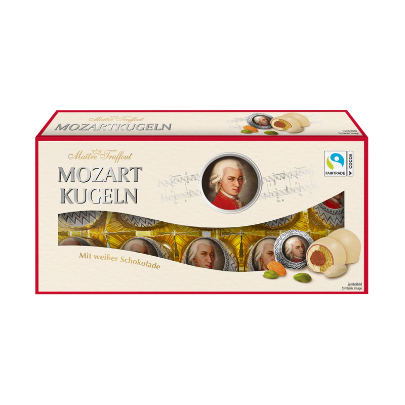 Mozart w białej czekoladzie. Praliny belgijskie