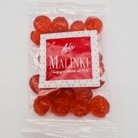 ADA Karmelki twarde o smaku owocowym MALINKI 80g