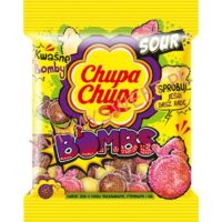 CHUPA CHUPS BOMBS Żelki o smaku truskawkowym, cytrynowym i coli 90g