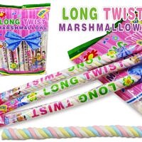 Pianki Long Twist Marshmallow 24 szt.