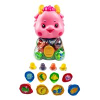 Żelki Galaretki w Skarbonce Różowy Smok Jelly Cup 100szt