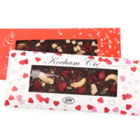 Czekolada Walentynkowa z wiśniami i jabłkami 100g