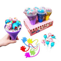 Mega Lizak w Rożku z zabawką 6 szt.