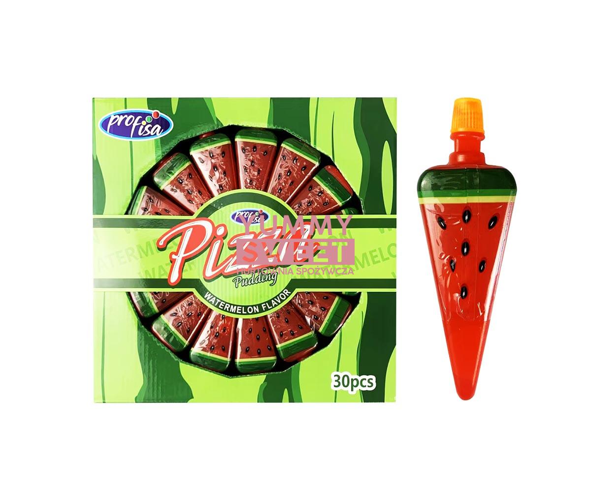 Pizza Jelly Pudding Watermelon Płynne Galaretki Arbuz 30szt x 50g