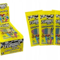 Żelki paski kwaśne owocowe Strips Turbo Rainbow 8pasków x 10saszetek 800g