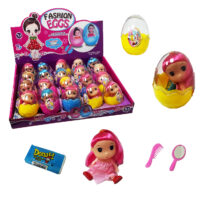 Fashion Eggs Laleczka w Jajku z Gumą Do Żucia i Akcesoriami 20szt.