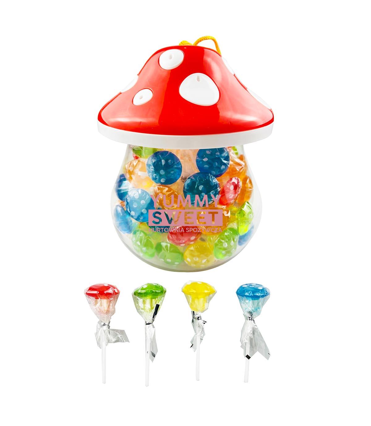 Lizaki karmelowe grzybki w skarbonce Muchomor