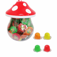 Galaretki Żelki Jelly Cup w skarbonce 100 szt. 1200g Muchomor