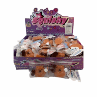 Gniotki Squishy Gumowe Kapibary 12 szt