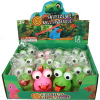 Gniotek piszczący żaba 12 szt.