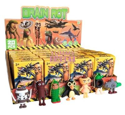 Figurki Breloki Mistery Box Italian Brain Rot Display zawiera 20 kartoników
