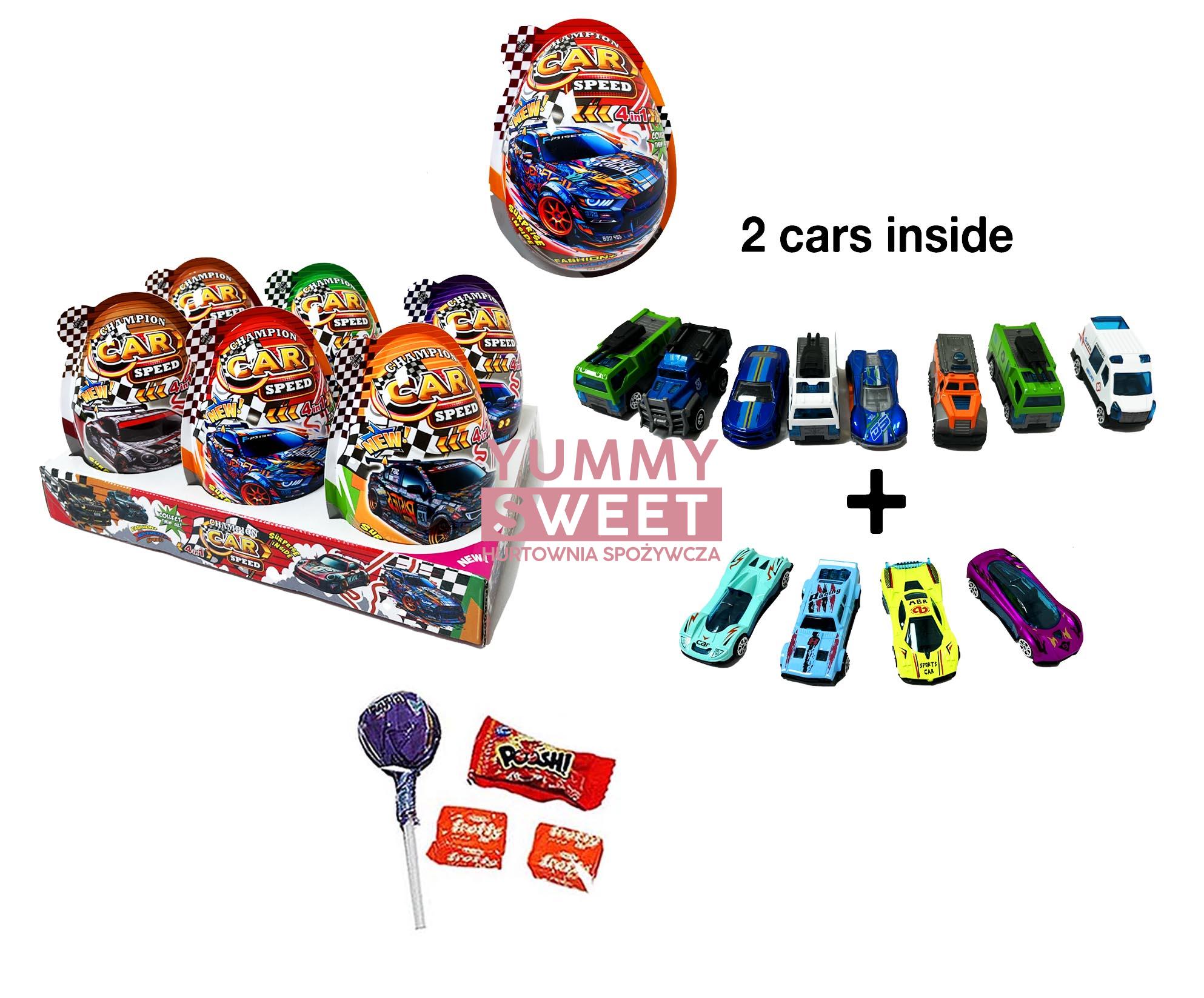 Jajko Niespodzianka Z autem CAR