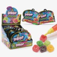 Drop Pen Jam Owocowe Żelki z Żelem w Długopisie 55g x 12szt
