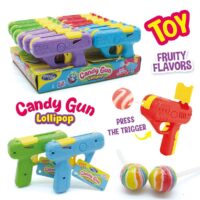 Lizak z pistoletem Candy Gun 12szt.