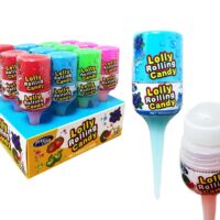 LOLLY ROLLING CANDY Płynny cukierek z kulką do lizania 12 szt. x 22 g